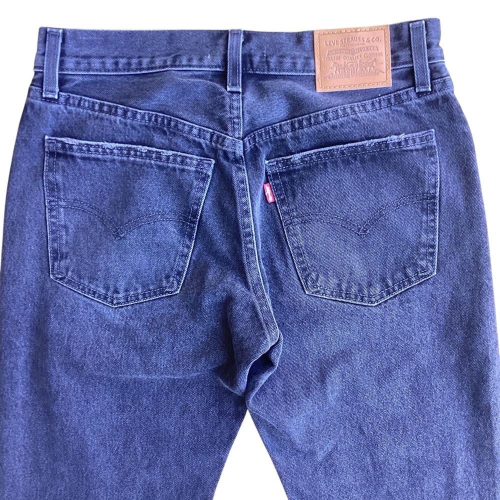 LEVI’S Premium Middy Straight Jeans 27x29 100% Cotton - Picture 5 of 12